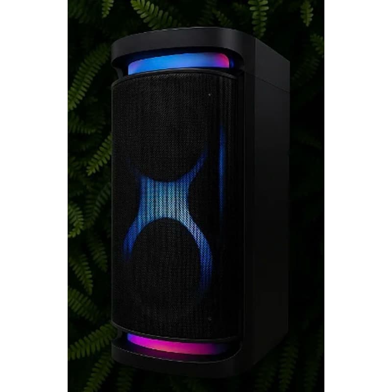 Caixa De Som Bluetooth Usb Fm Karaokê Com Rodinhas 160w Preto MTS-1013 TOMATE