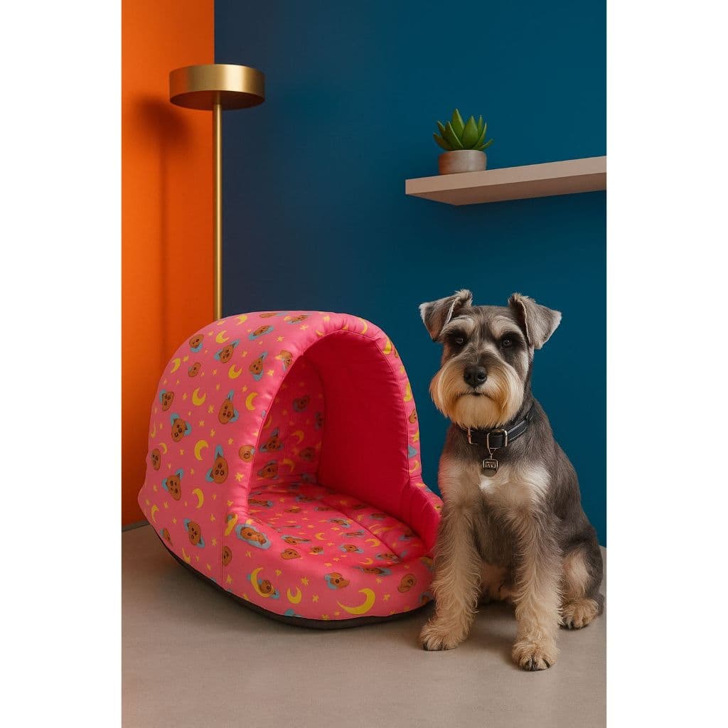 Caminha Pet Iglu Cama Para Cachorro gato Toca Lavável Confortável Animal( Oxford) Calor Inverno