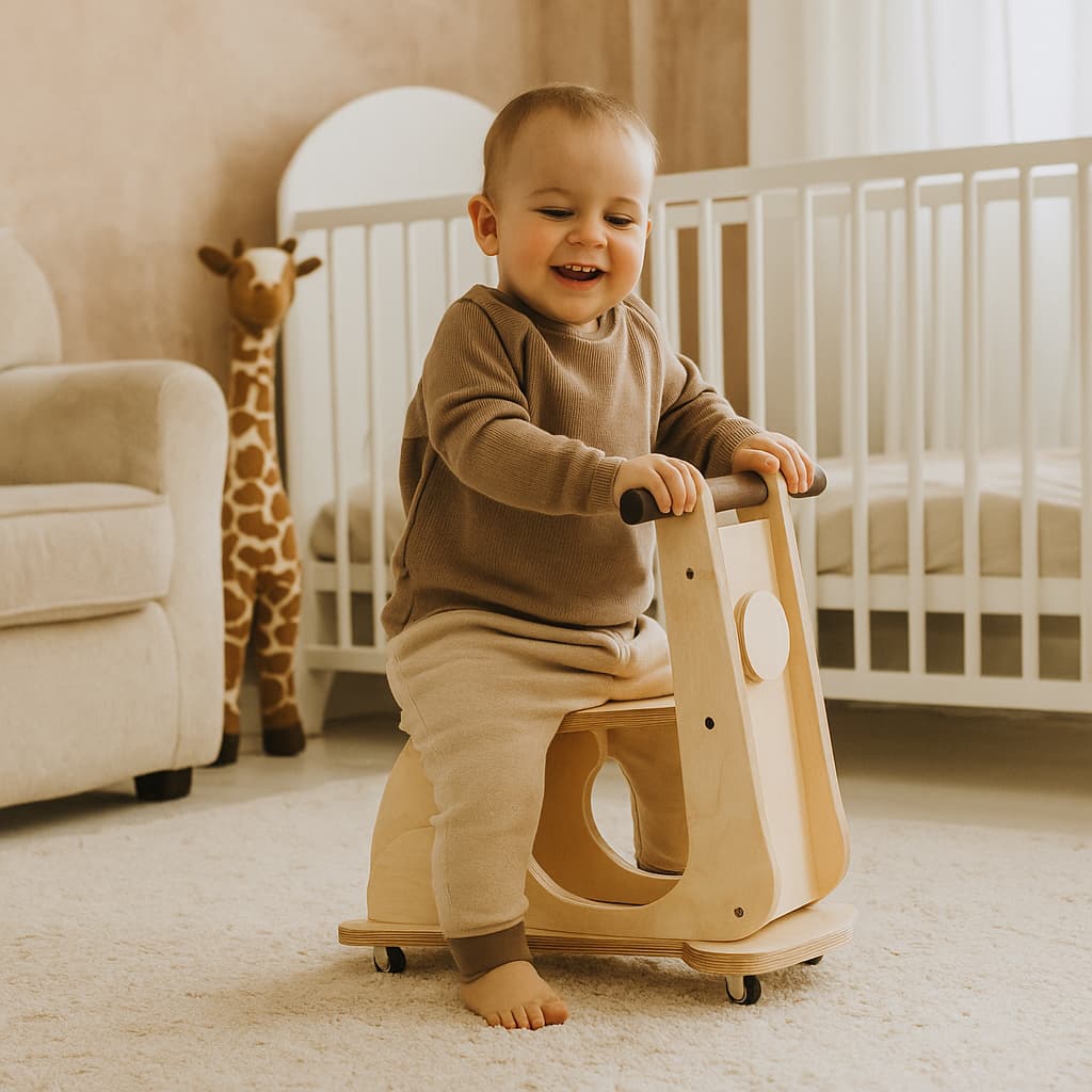 Motoca de Equilíbrio Quadriciclo Sem Pedal Bebê Bicicleta Triciclo Andador Infantil Quadriciculo
