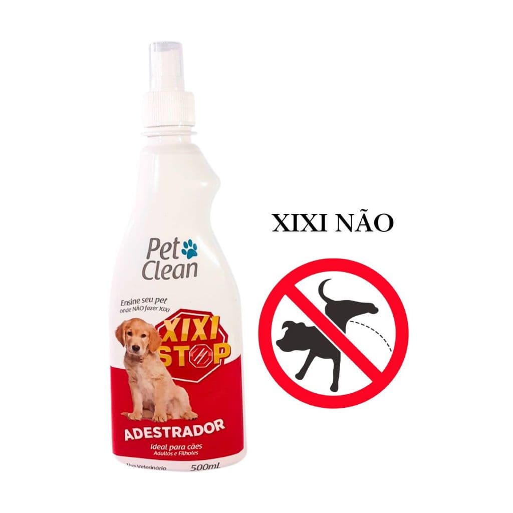 Educador Adestrador Sanitário para Cães Spray Xixi Não Cachorro Xixi Stop 500ml - Pet Clean