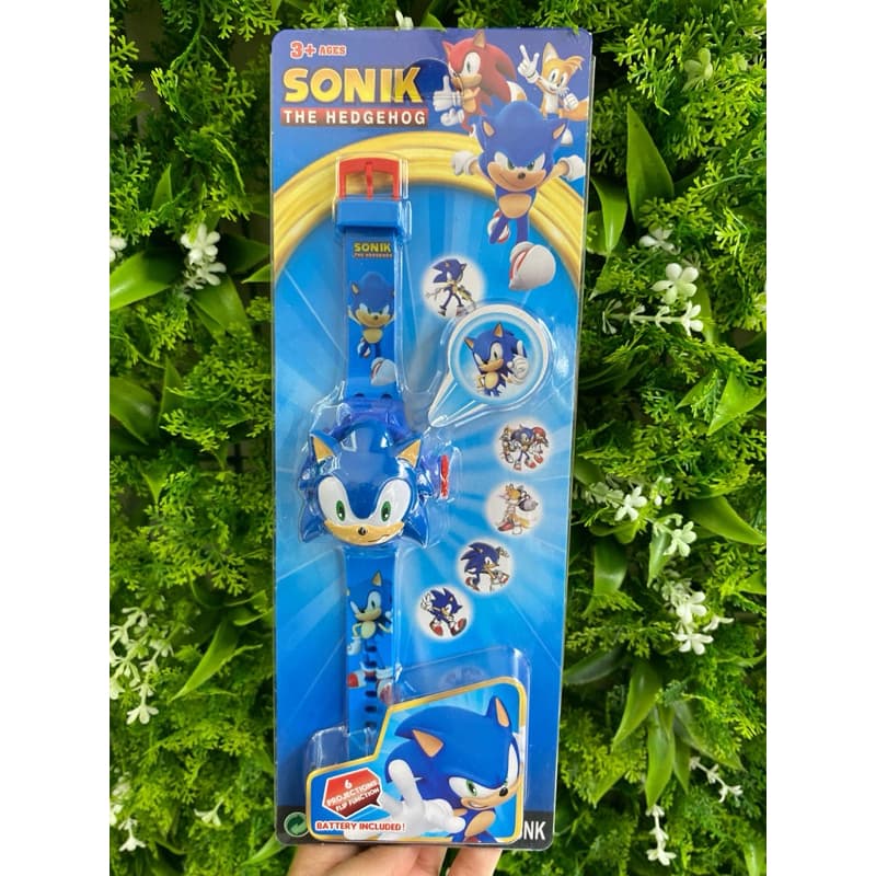 Relógio Infantil Projetor Sonic