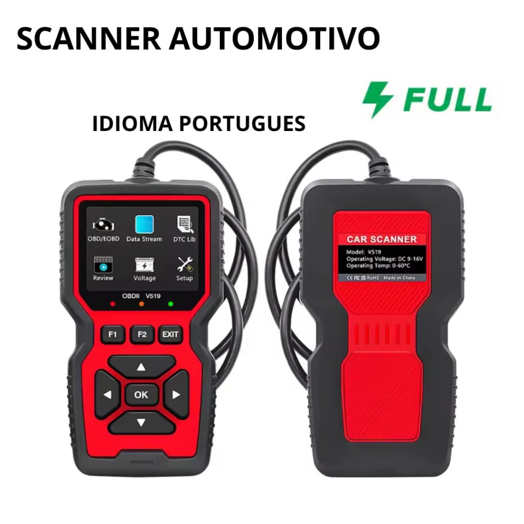 Scanner Automotivo Obd2 V519 Em Português Promoção envio imediato