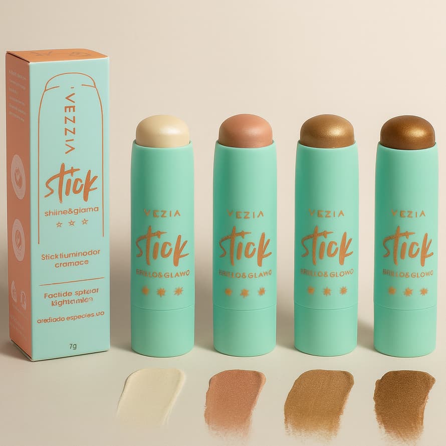 Iluminador Stick Shine & Glow – VIZZELA