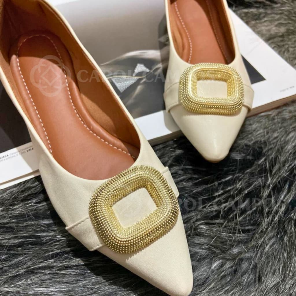 Sapatilha Bico Feminina Fino Casual Confortável Sapato feminino bico fino