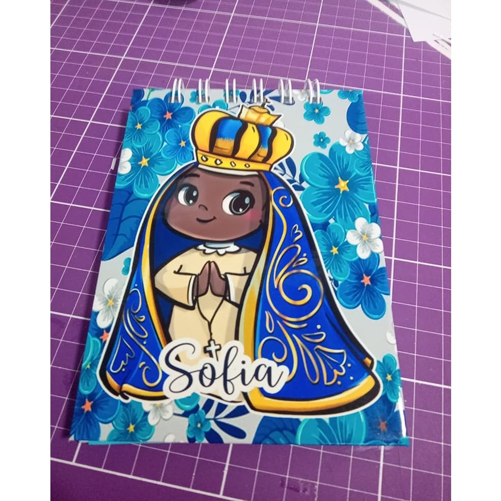 Bloquinho de Anotações Nossa Senhora Aparecida tamanho médio