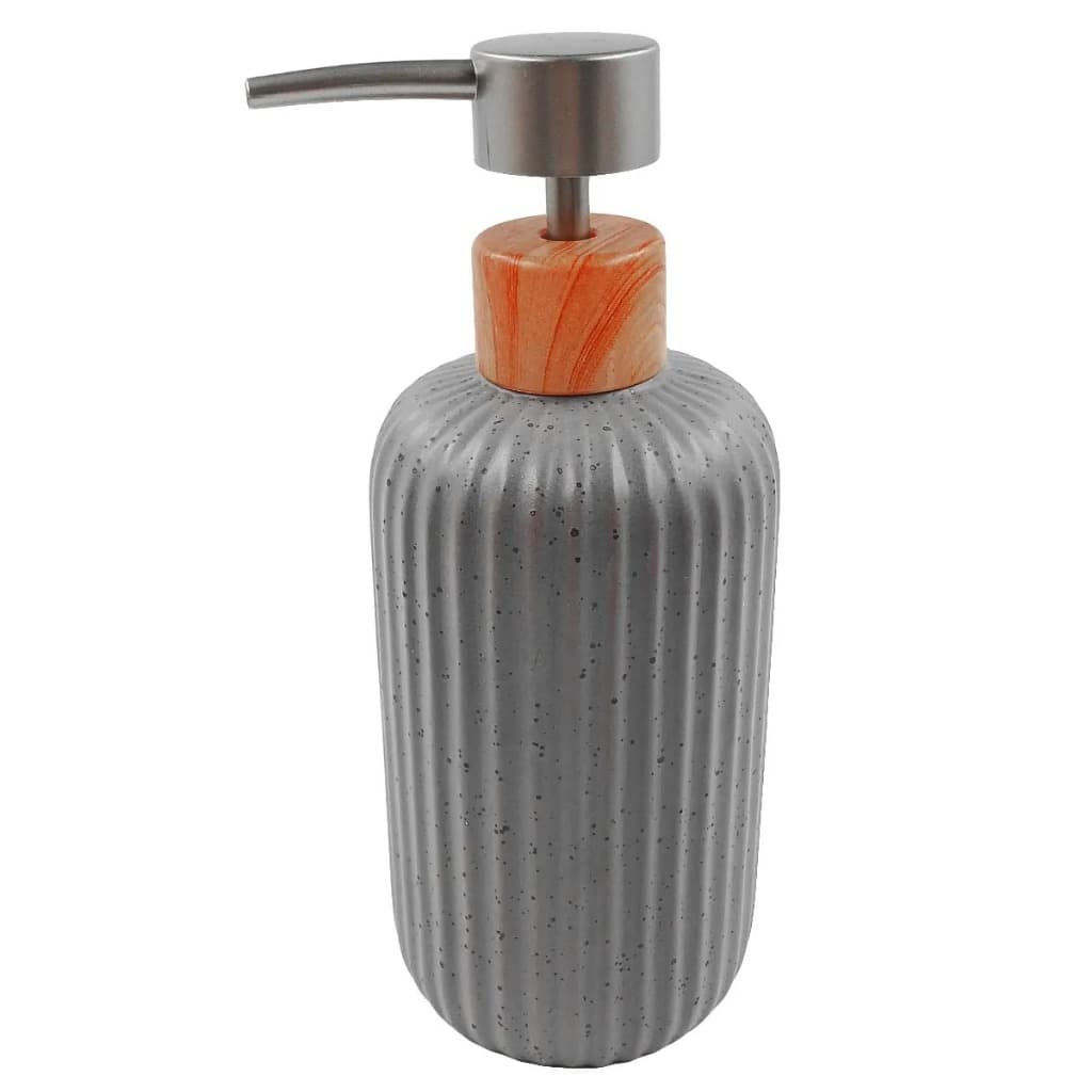 Porta Sabonete Líquido Lines 420ml em Porcelana Dcarte