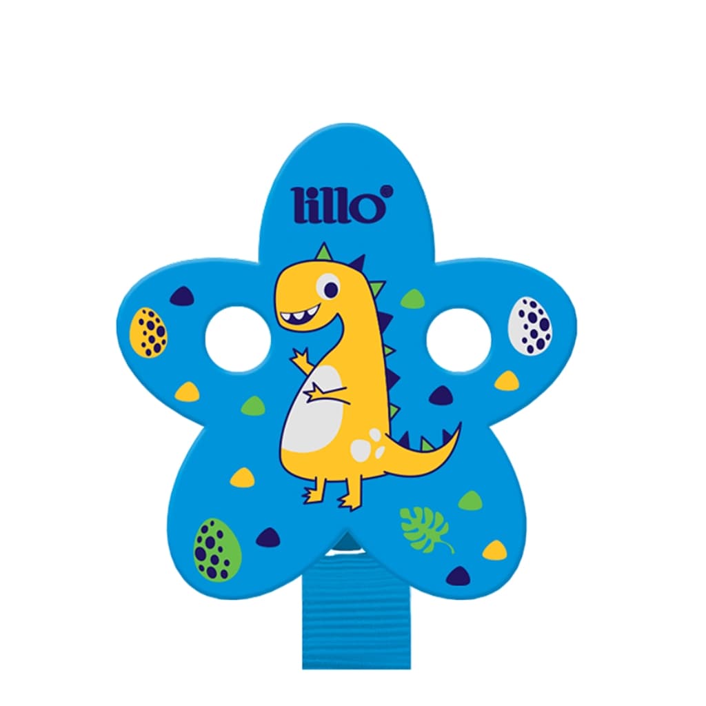 Prendedor de Chupeta Lillo Magia Dinossauro Azul