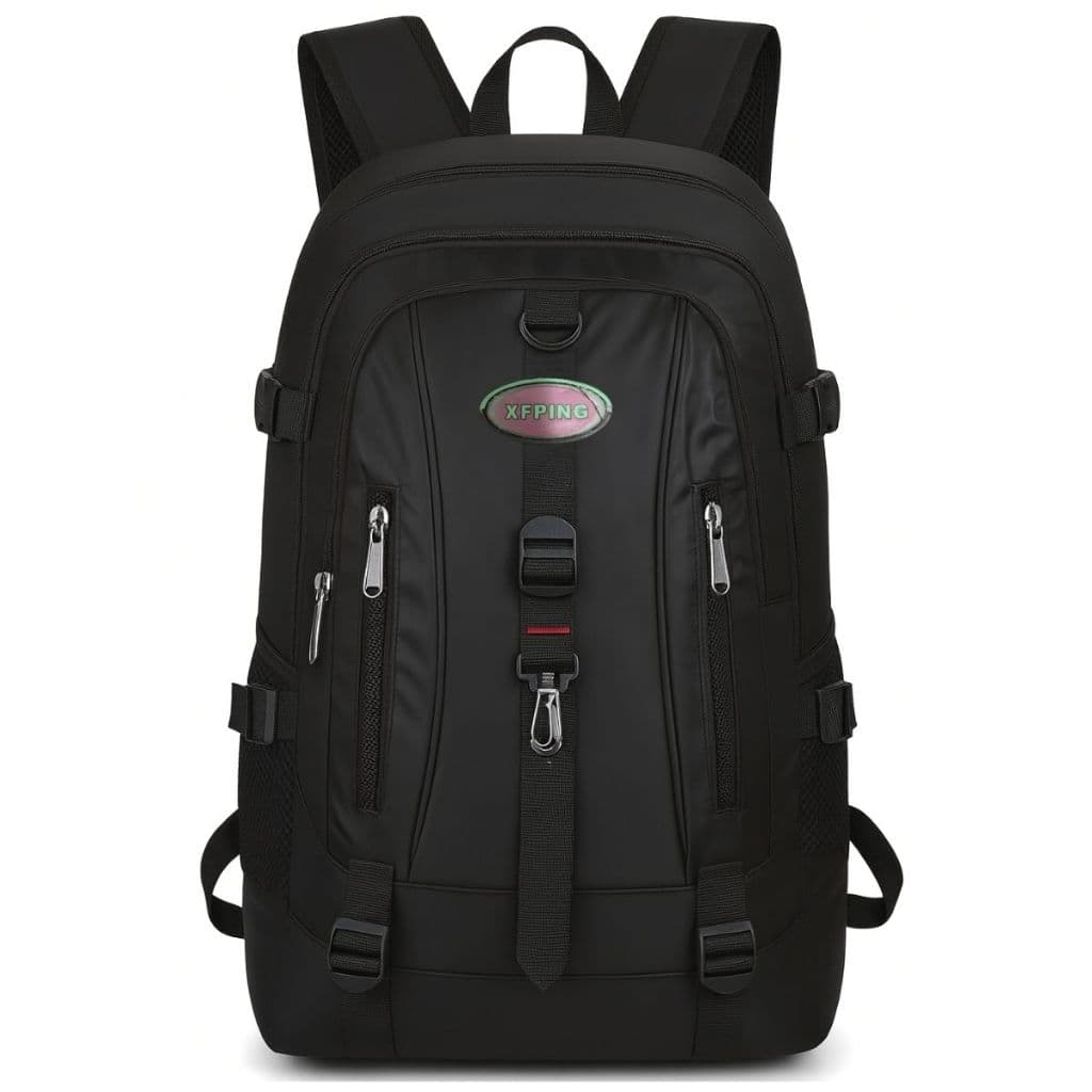 Mochila Masculina Impermeável Preta Caveirao 50litros