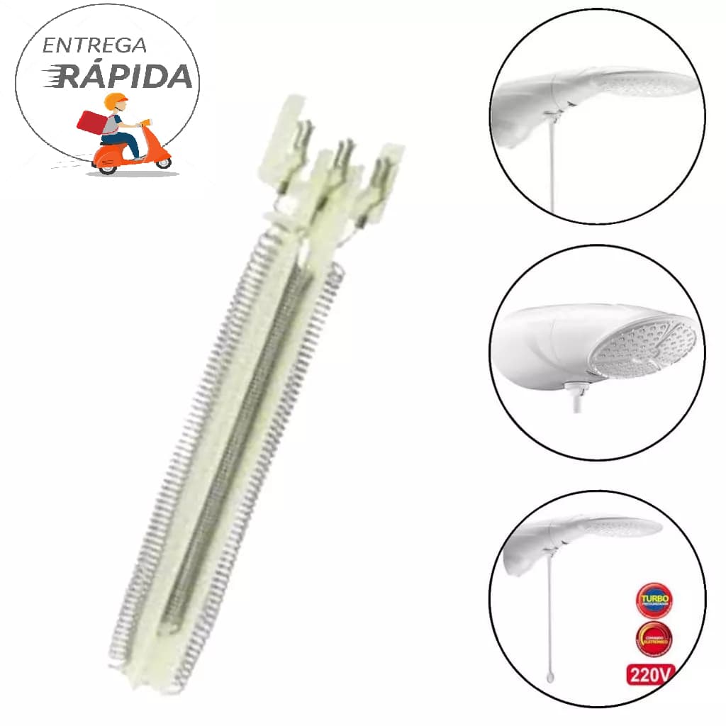 Resistência para Chuveiro Advanced Multi  Turbo  Top Jet Mult Temperaturas Lorenzetti  220V - 7500W