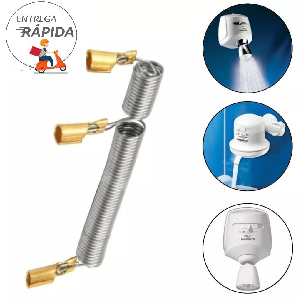 Resistência para  Chuveiro Maxi Ducha Torneira Versátil Clean Jet Set Relax Lorenzetti  220V - 5500W