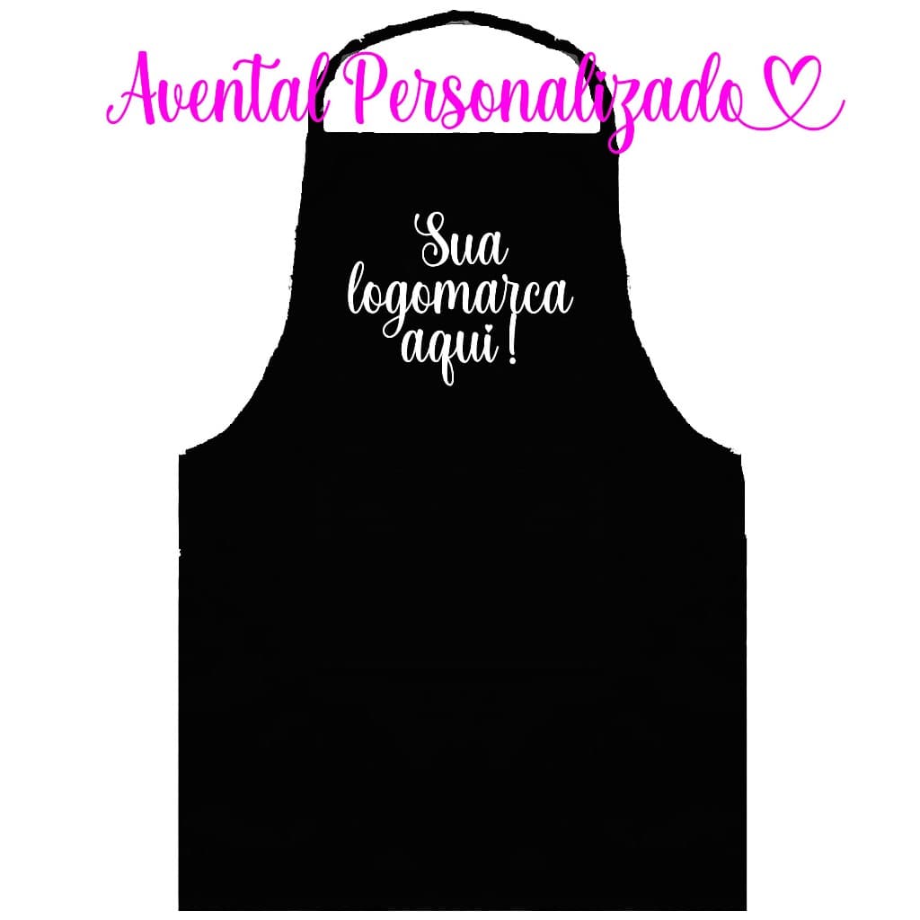 Kit 2 Aventais personalizáveis - Salão de Beleza, Manicure, Cabeleireira.