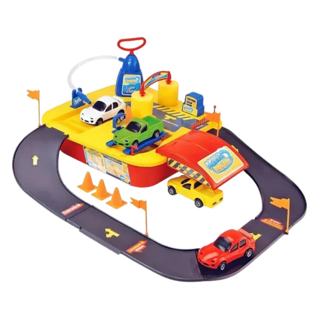 Acqua Rápido Brinquedo Infantil Lava Rápido Pista Carrinhos Sai Água Homeplay Oferta Full