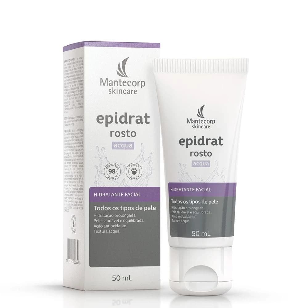 Hidratante Facial Epidrat Rosto Acqua 50ml Mantecorp