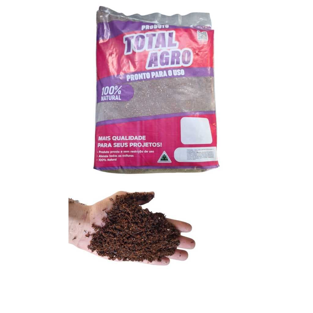Substrato para sementes de todas as variedades Germinador 4 em 1  5 Litros Total Agro