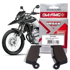 PASTILHA DE FREIO XRE 300 S/ABS(T), NX FALCON 400 (99-08) -  DIAFRAG DFP-20804