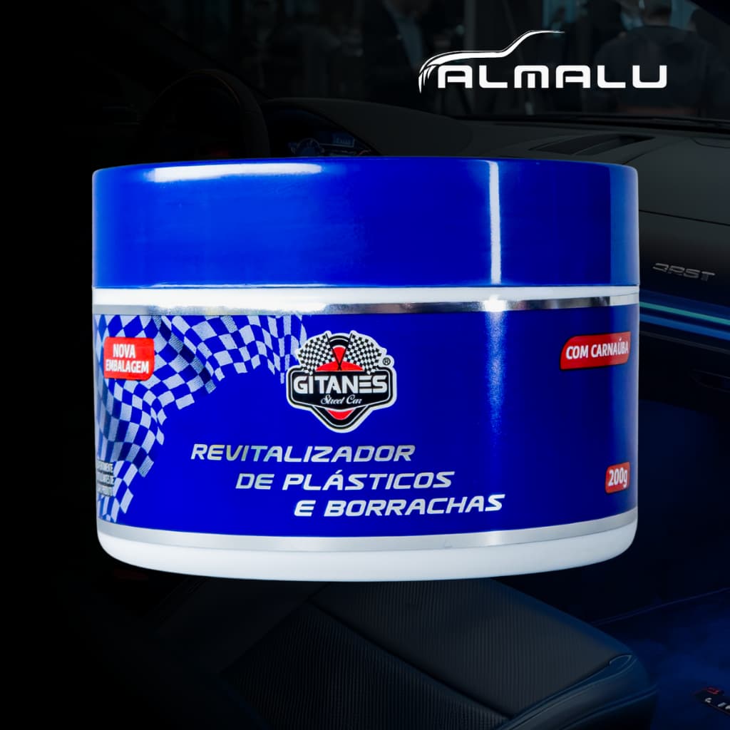 Revitalizador de plastico e borracha 200g Gitanes