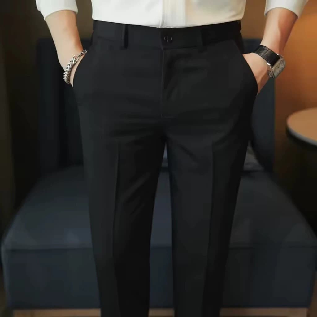 CALÇA SOCIAL MASCULINA OXFORD PREMIUM PROMOÇÃO