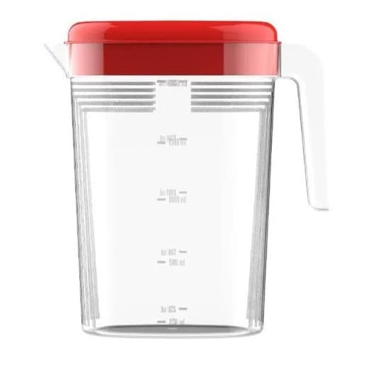 Jarra suco plástico transparente com tampa  2.3 l