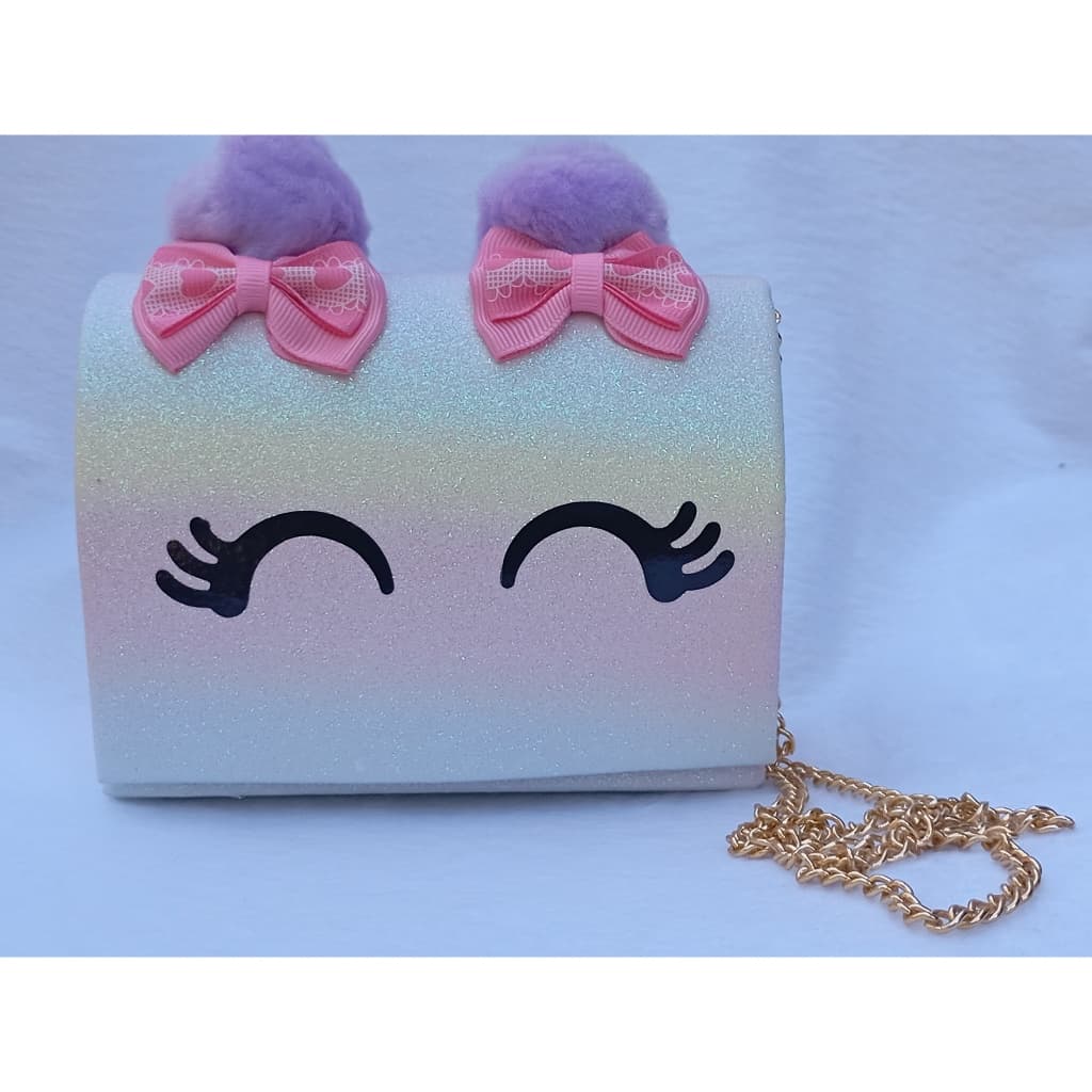 Bolsinha Bolsa Feminina Infantil Presente dia das Crianças Bolsa Glitter Brilhante Blogueirinha Mini Diva