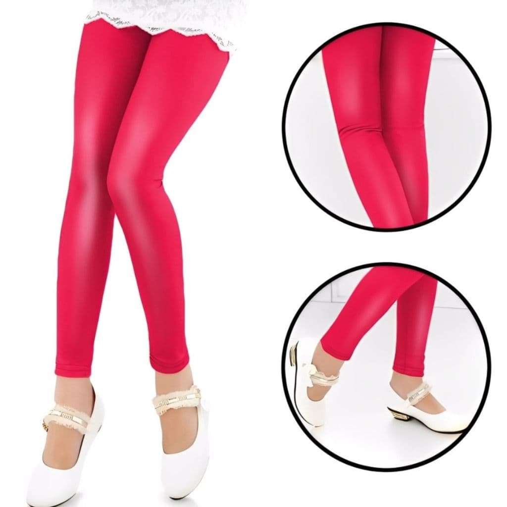 Calça Legging Infantil Cirre ROSA PINK Brilhosa Premium Blogueirinha CCKIDS