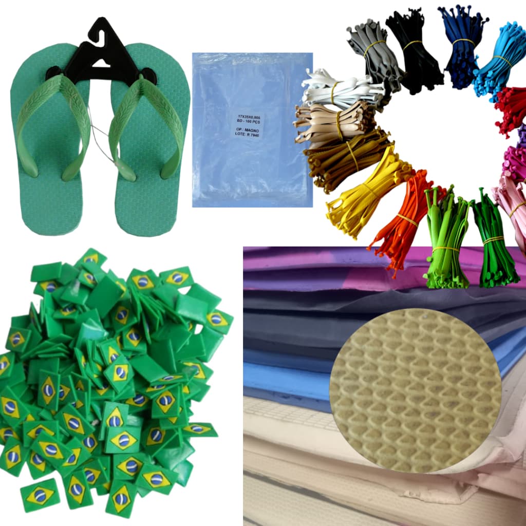 Kit Matéria Prima Para Fabricar 50 Chinelos Completo