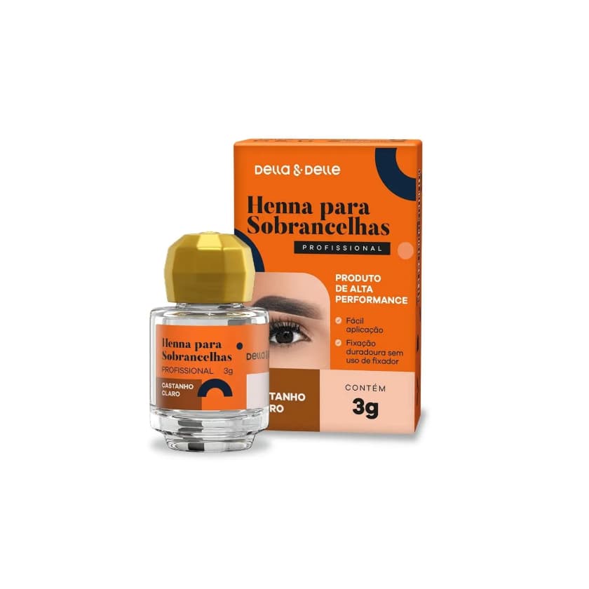 Henna Para Sobrancelhas Della E Delle 3g Profissional