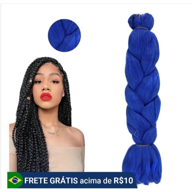 Cabelo Ser Mulher Super Jumbo Cor Blue de 399g para Cabelos Longos Com Volume e Estilo Sofisticado