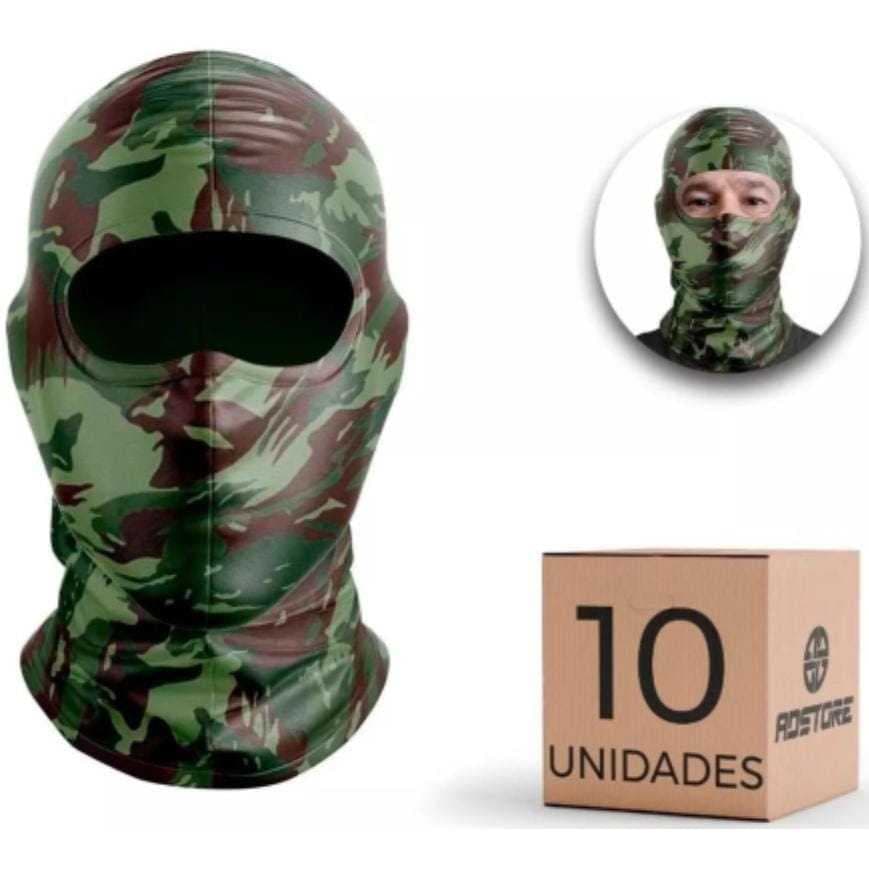 O MELHOR KIT 10 TOUCAS NINJA BALACLAVA COSTURA REFORÇADA PROTEÇÃO FRIO E CALOR CORES VARIADAS