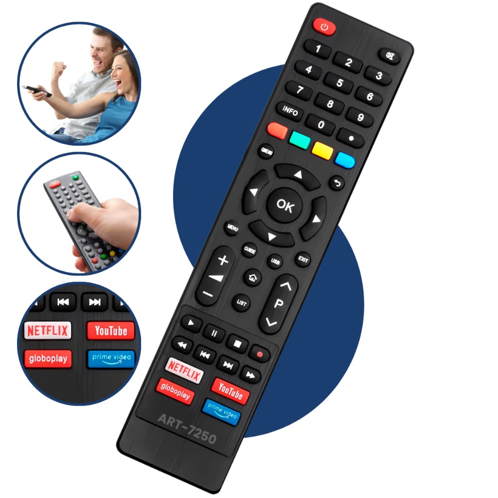 Controle Para Philco Smart Tv 4k LED LCD UHD