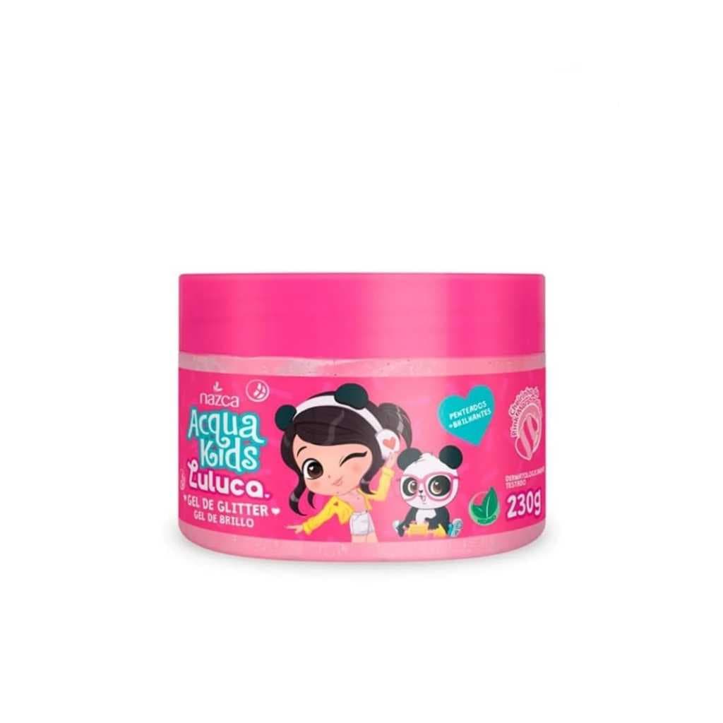 Gel de cabelo com glitter infantil Luluca 230g