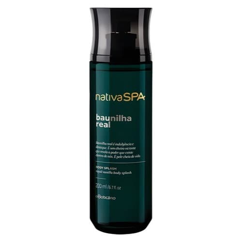Body Splash Baunilha Real Nativa SPA – O perfume gourmand quente que envolve sua pele em realeza.