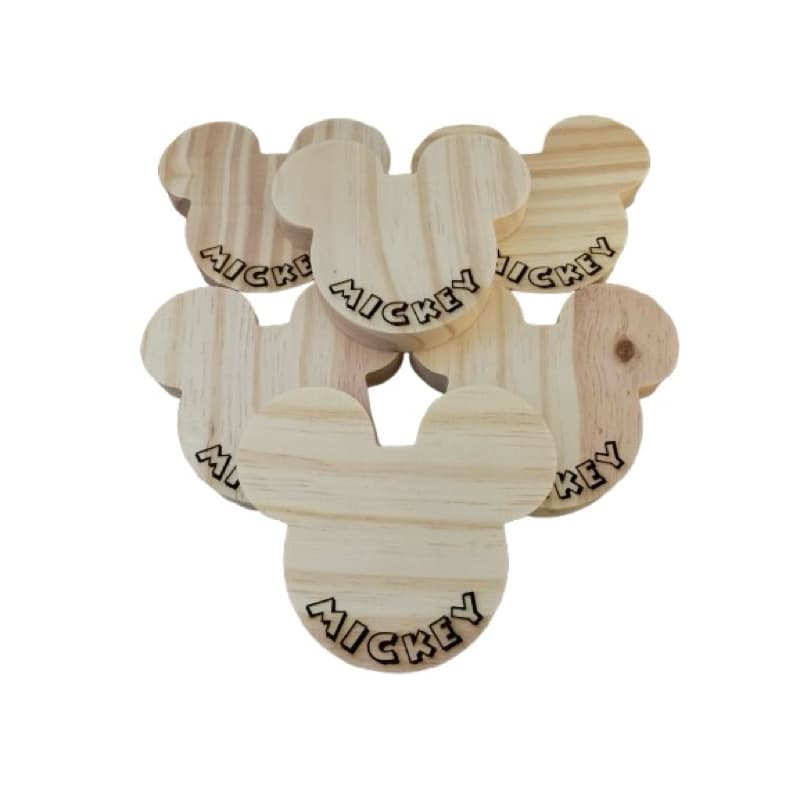 Porta copos Mickey personalizado a laser