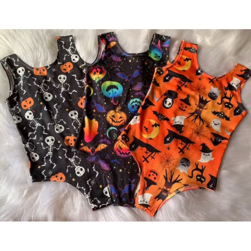 Body Infantil Fantasia Halloween Meninas – Diversas Estampas