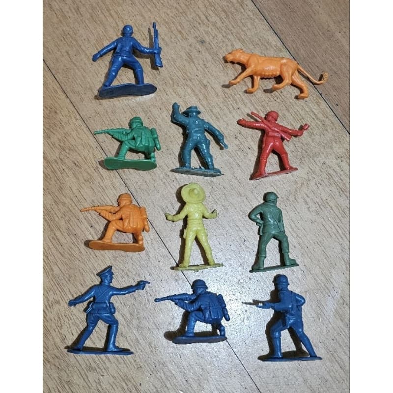 conjunto bonecos soldadinhos antigo da Gulliver