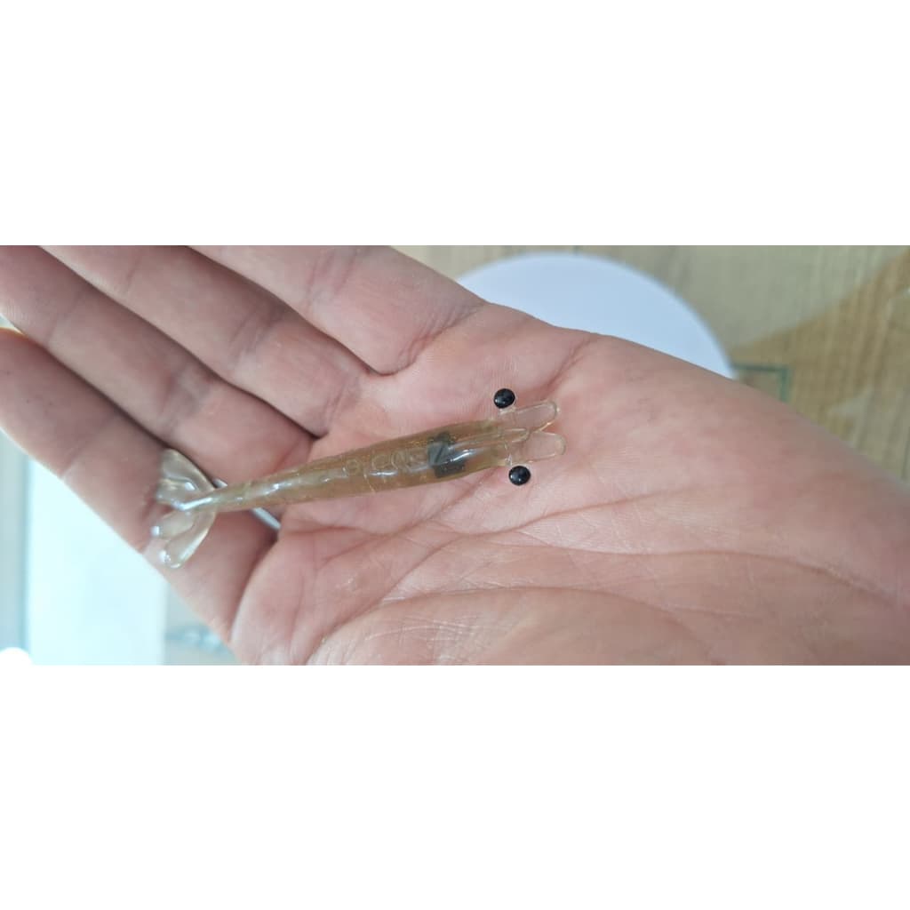 Isca Artificial Camarão Zebalo Sete baba 8cm Camarão para robalo tucunare traira pampo