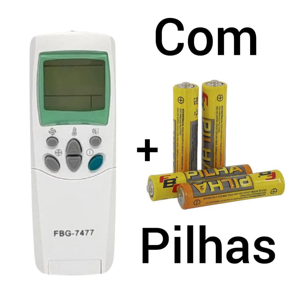 Controle Remoto Para Ar Condicionado LG - Modelo FBG-7477