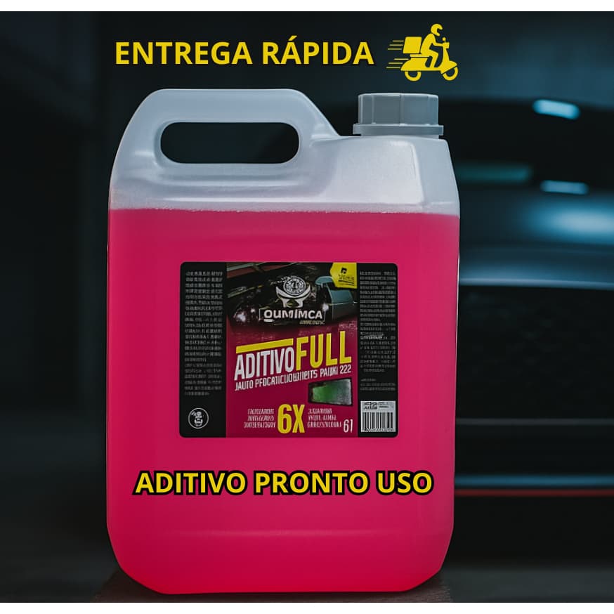 Fluido de Arrefecimento Pronto Uso Rosa Anticongelante Anticorrosivo 1 ou 5 Litros