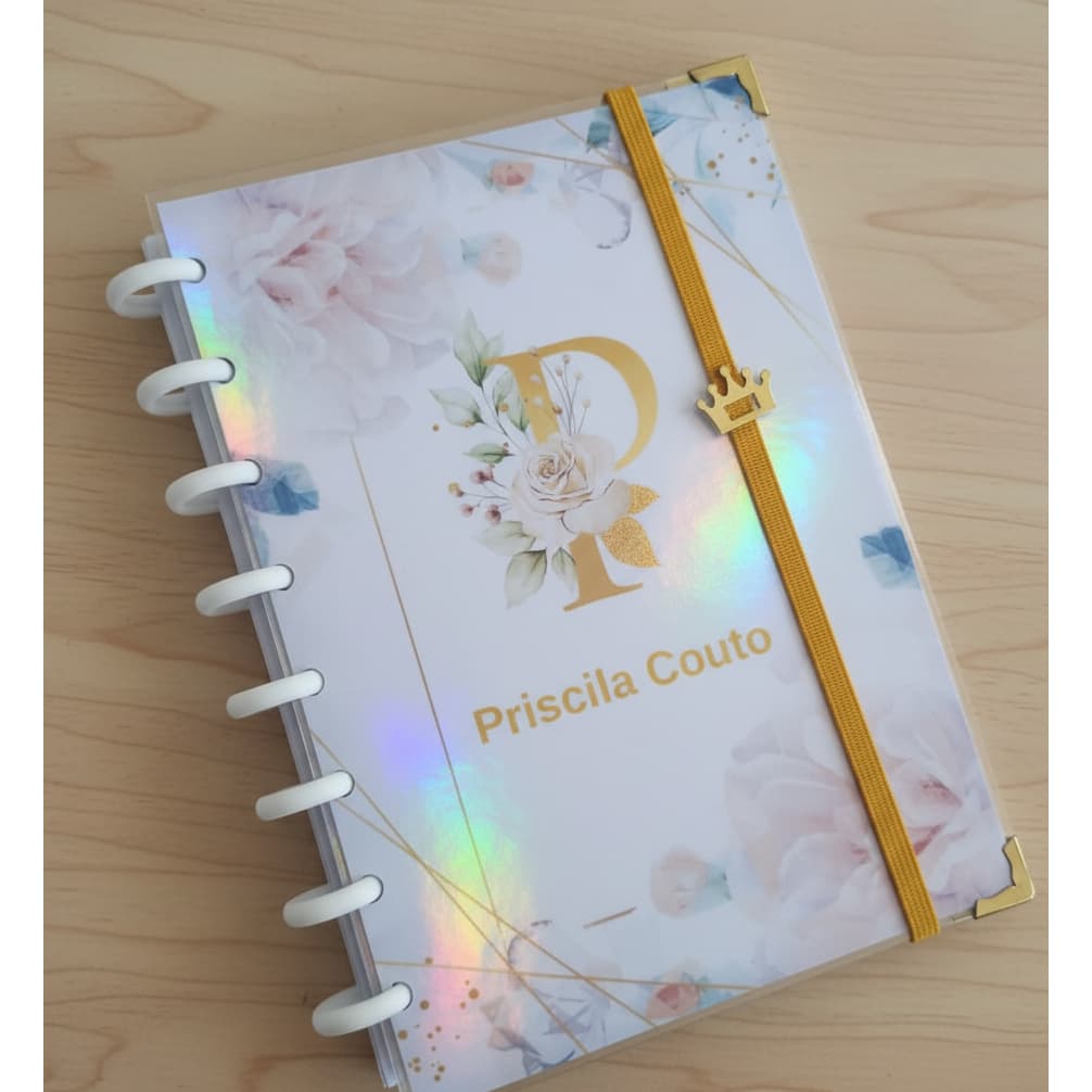 Caderno de Discos tipo inteligente a5: Agenda, Financeiro, caderno e personalizável capa dura