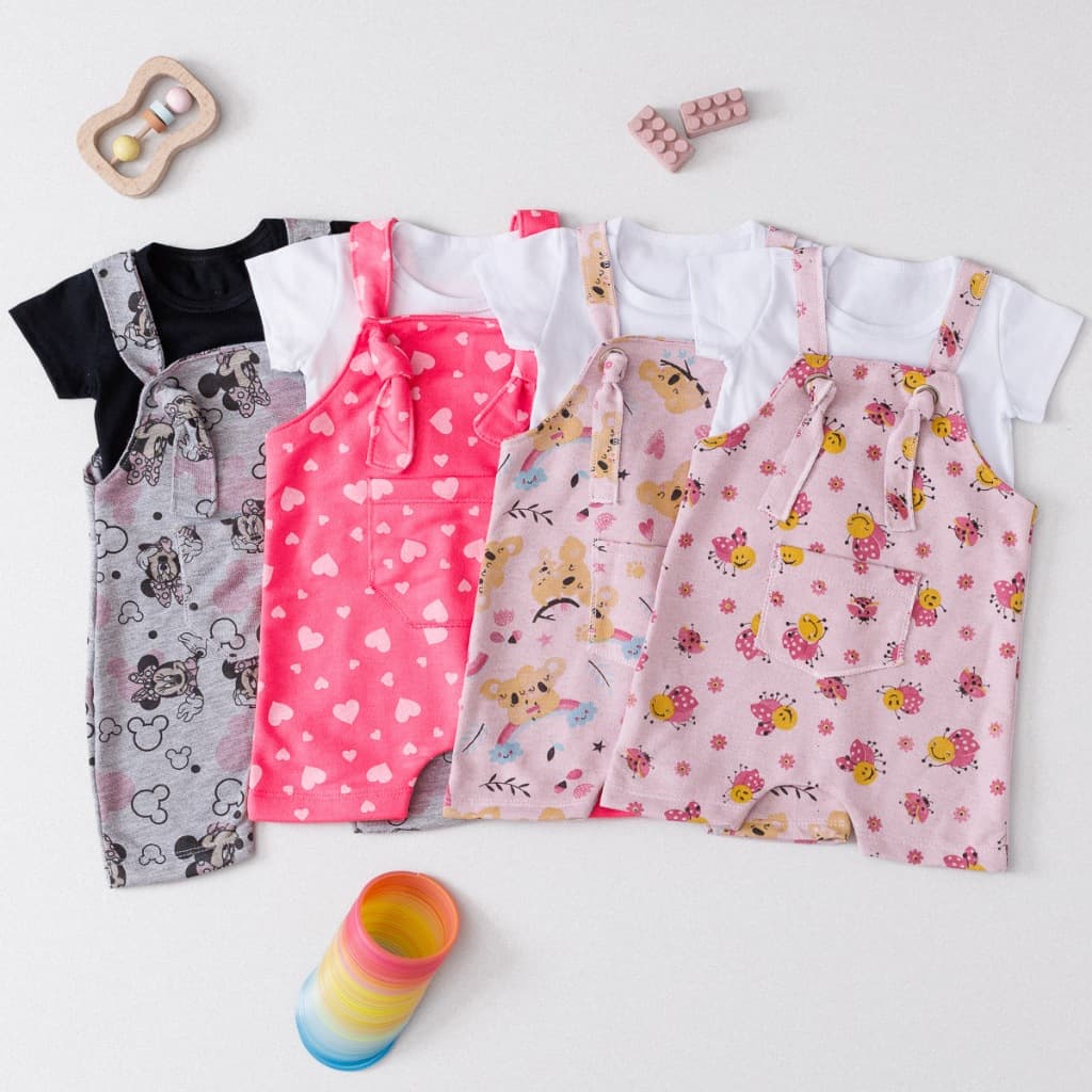 Jardineira Salopete Bebe Infantil