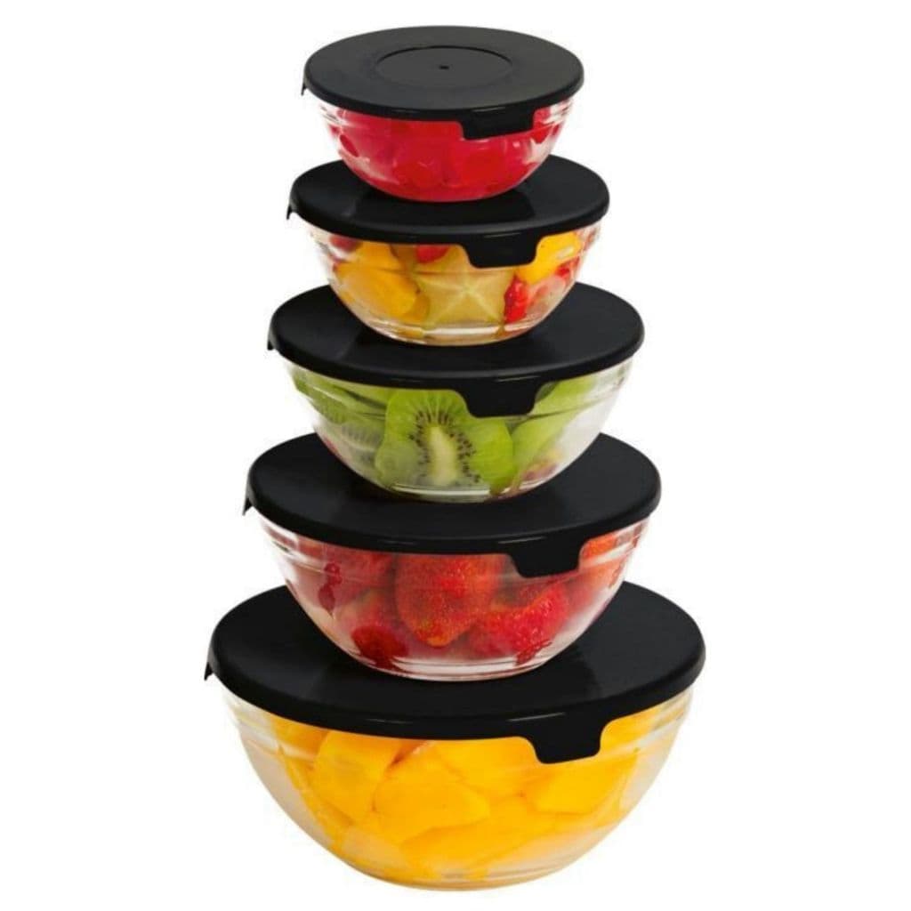 Conjunto de 5 Potes Bowl Redondo