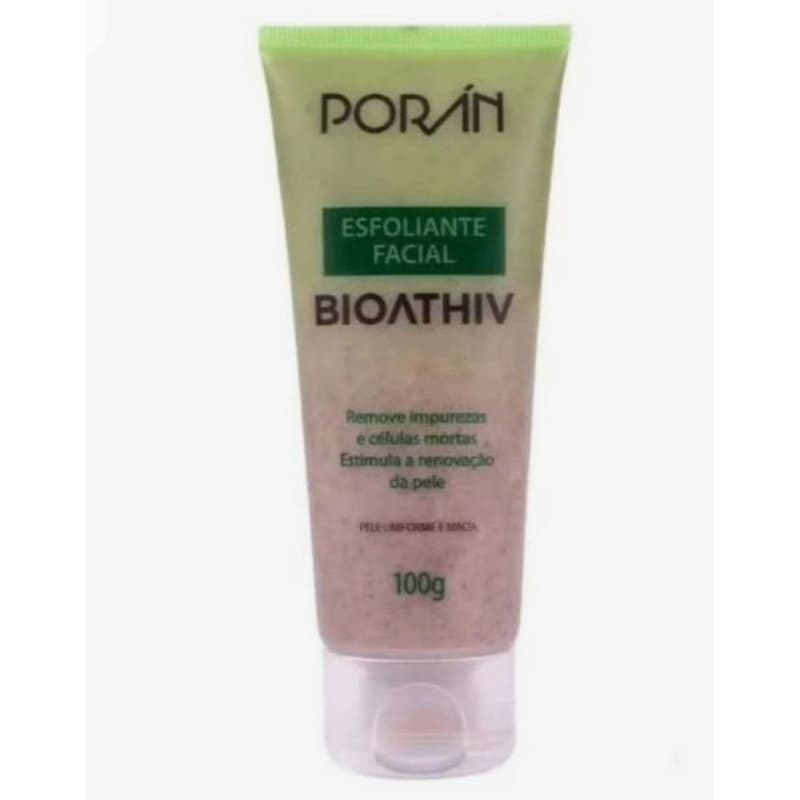 Esfoliante Facial Porán Bioathiv 100g  - Renovação e Hidratação da Pele Skin Care