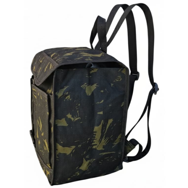 Embornal Mochila Camuflado Lona Encerada Impermeável Reforçada Ferramentas e Camping