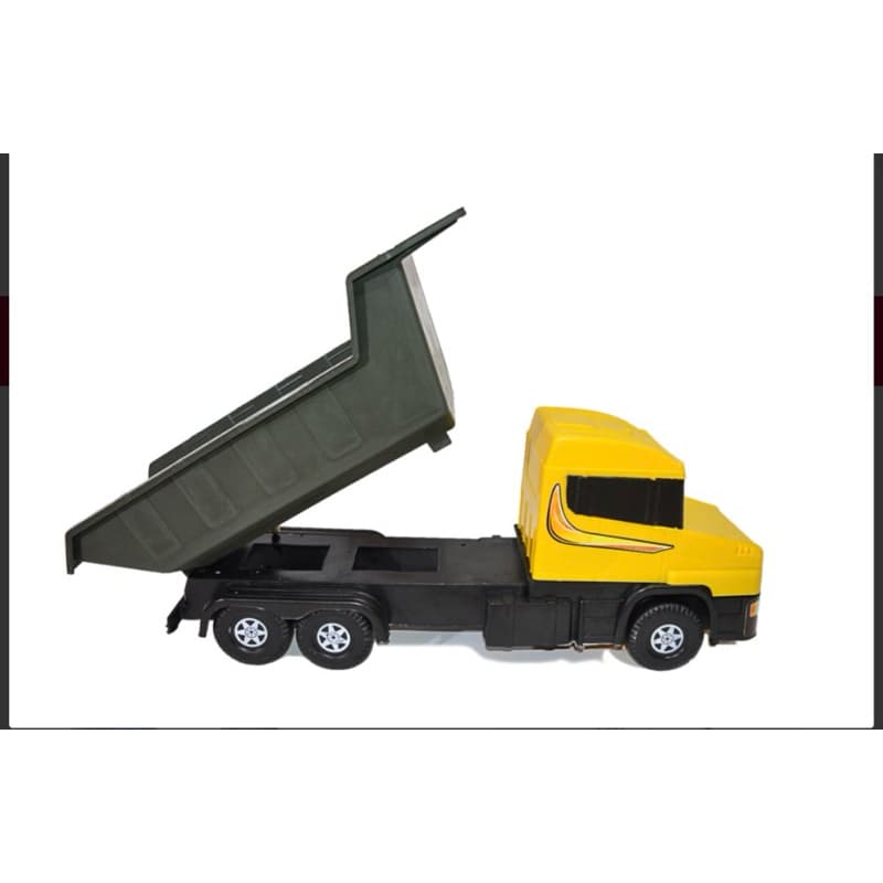 Caminhão caçamba basculante grande de brinquedo menino areia 66cm
