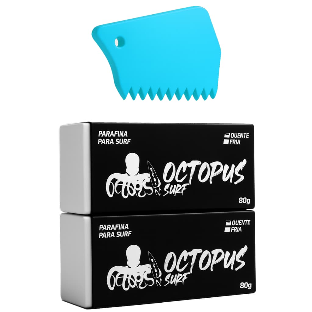 2 parafinas para prancha de Surf + 1 raspador Surf