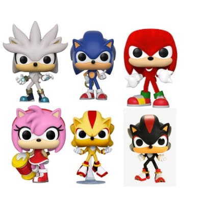 Bonecos Action Figures Colecionáveis Sonic  - Com Caixa Personalizada