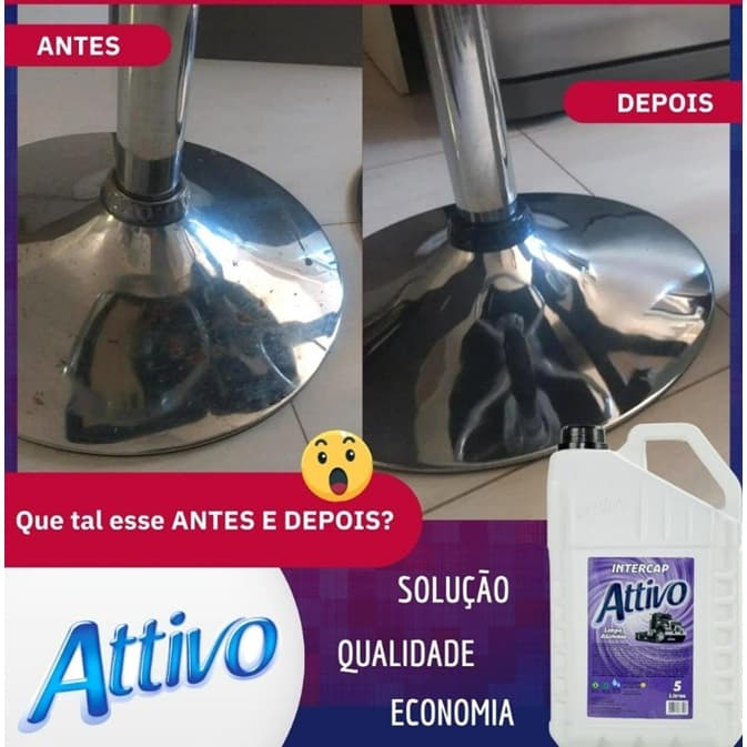 INTERCAP/LIMPA ALUMINIO 5 LITROS - ATTIVO