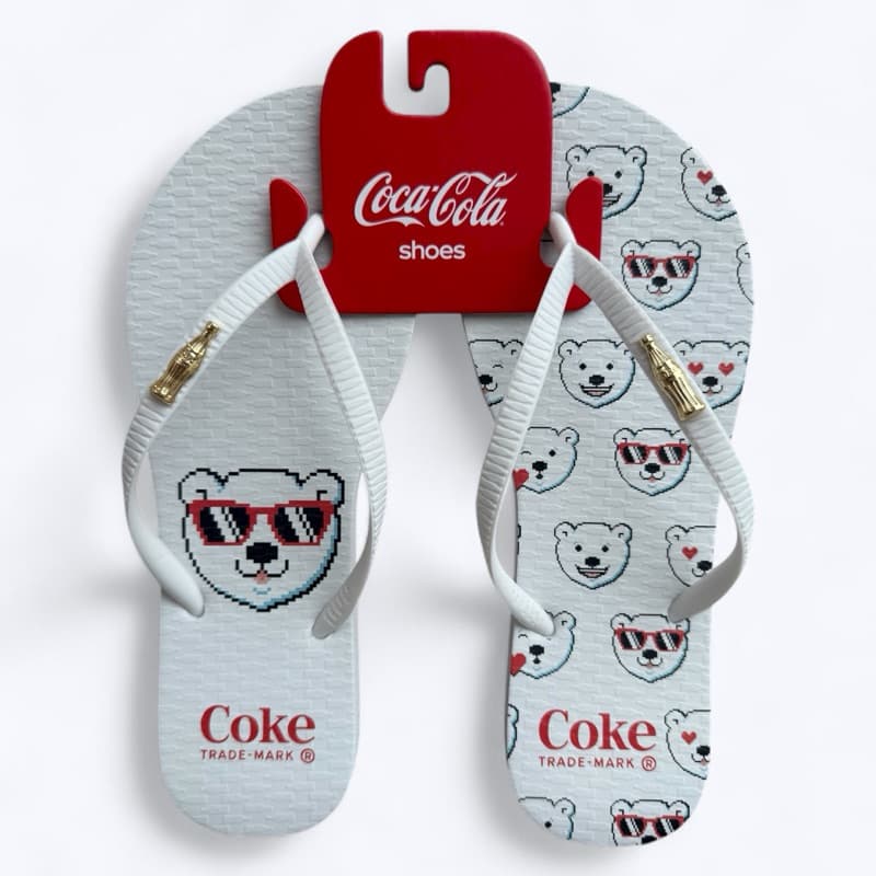 Chinelo Feminino Coca Cola Coke Bear Cc4672