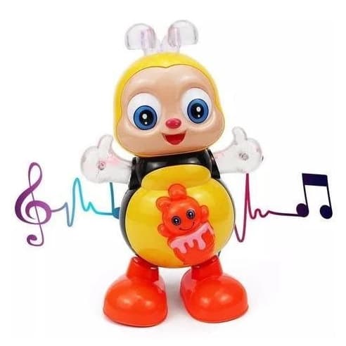 Brinquedo Abelinha Abelha Dançarina Bichinho Infantil Musical Anda Dança Mexe Com Som E Luz