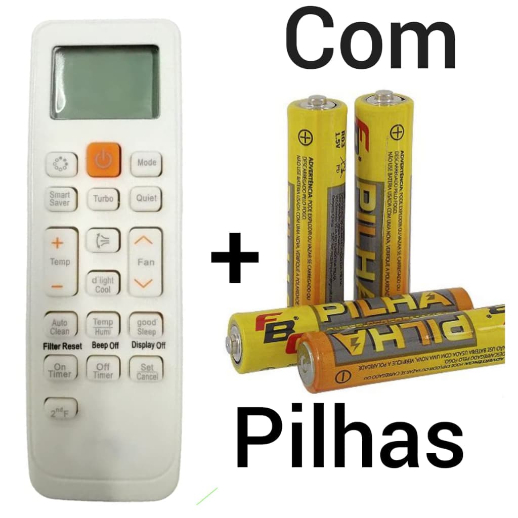 Controle Remoto de Ar Condicionado Para SAMSUNG SMART INVERTER E MAX PLUS FBG 7068