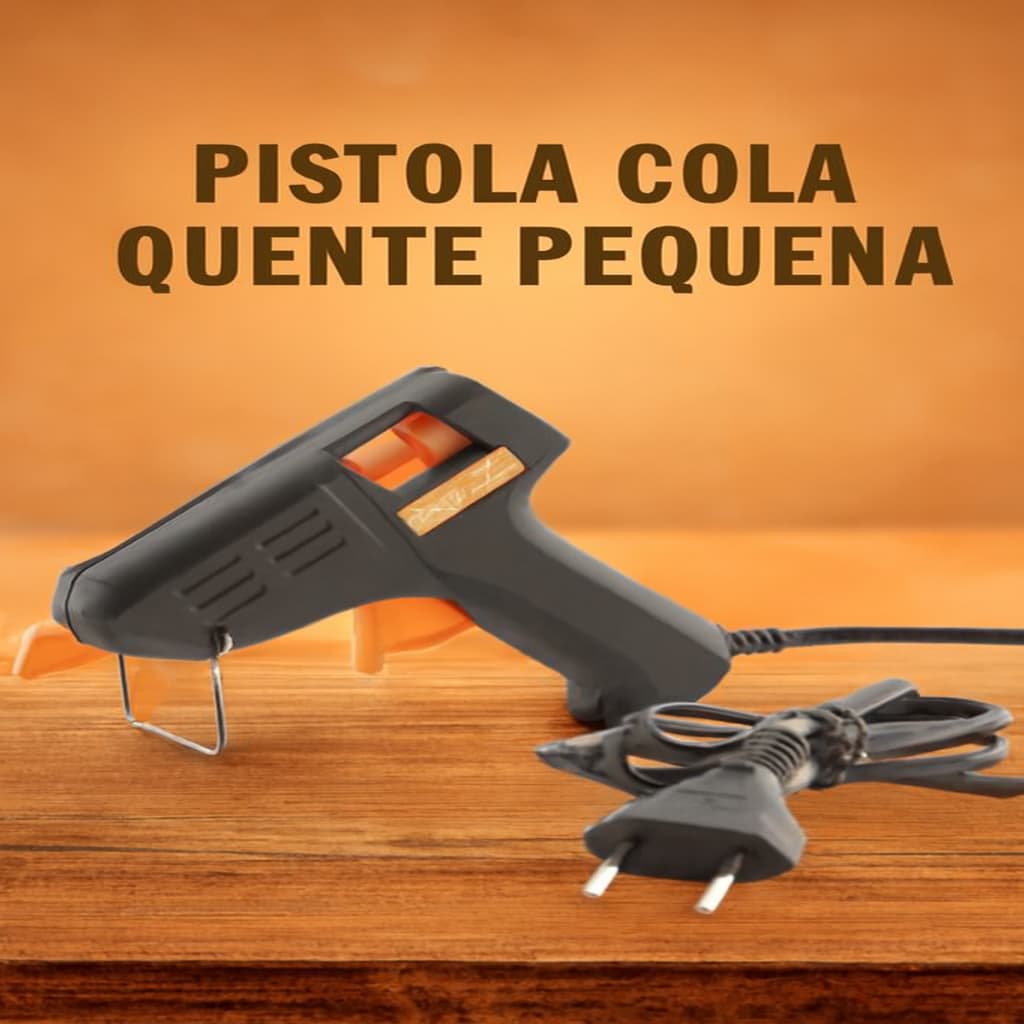 Pistola Cola Quente Bivolt 110/220V Profissional Bico Fino BRW 10W